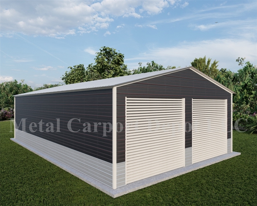 22' x 36' Vertical Roof Metal Building | Sale Price $10,345